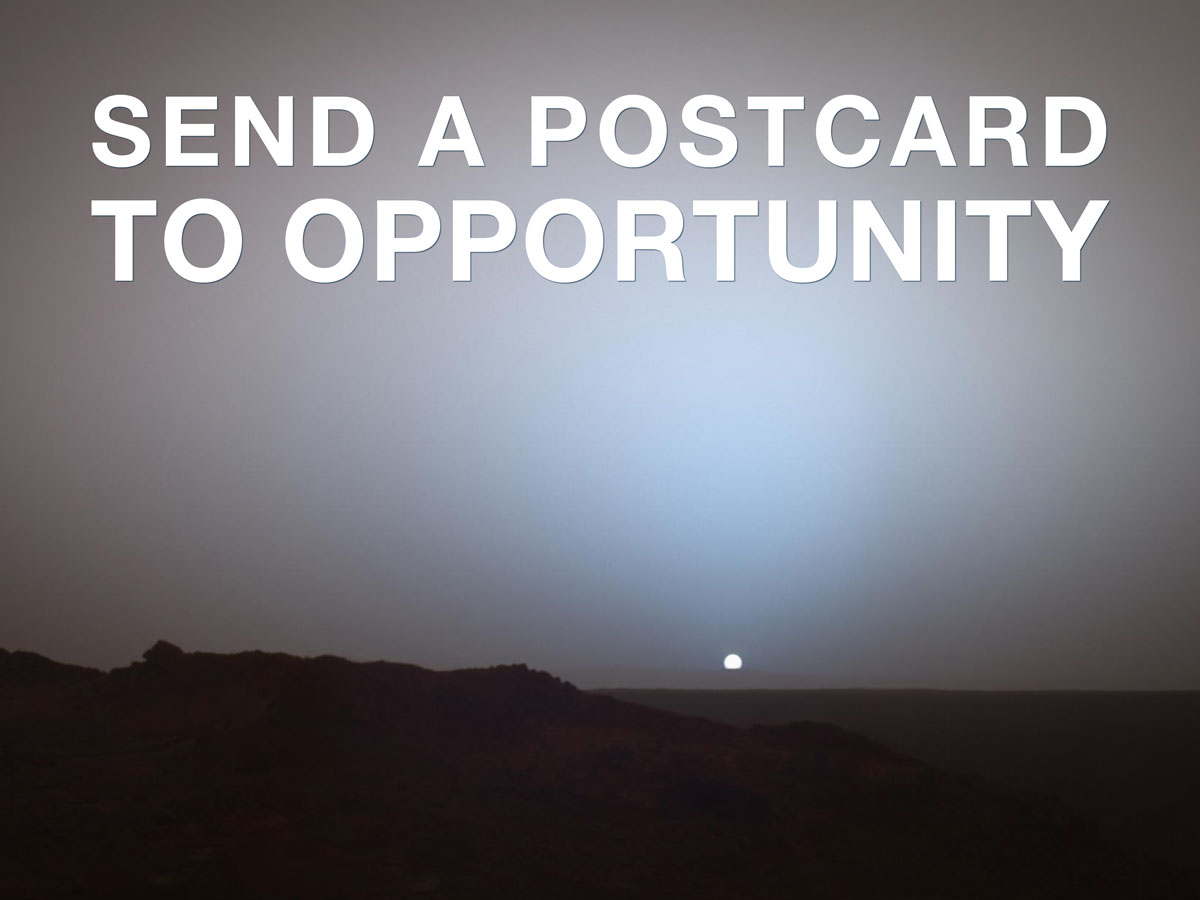 Send a Postcard to Opportunity
