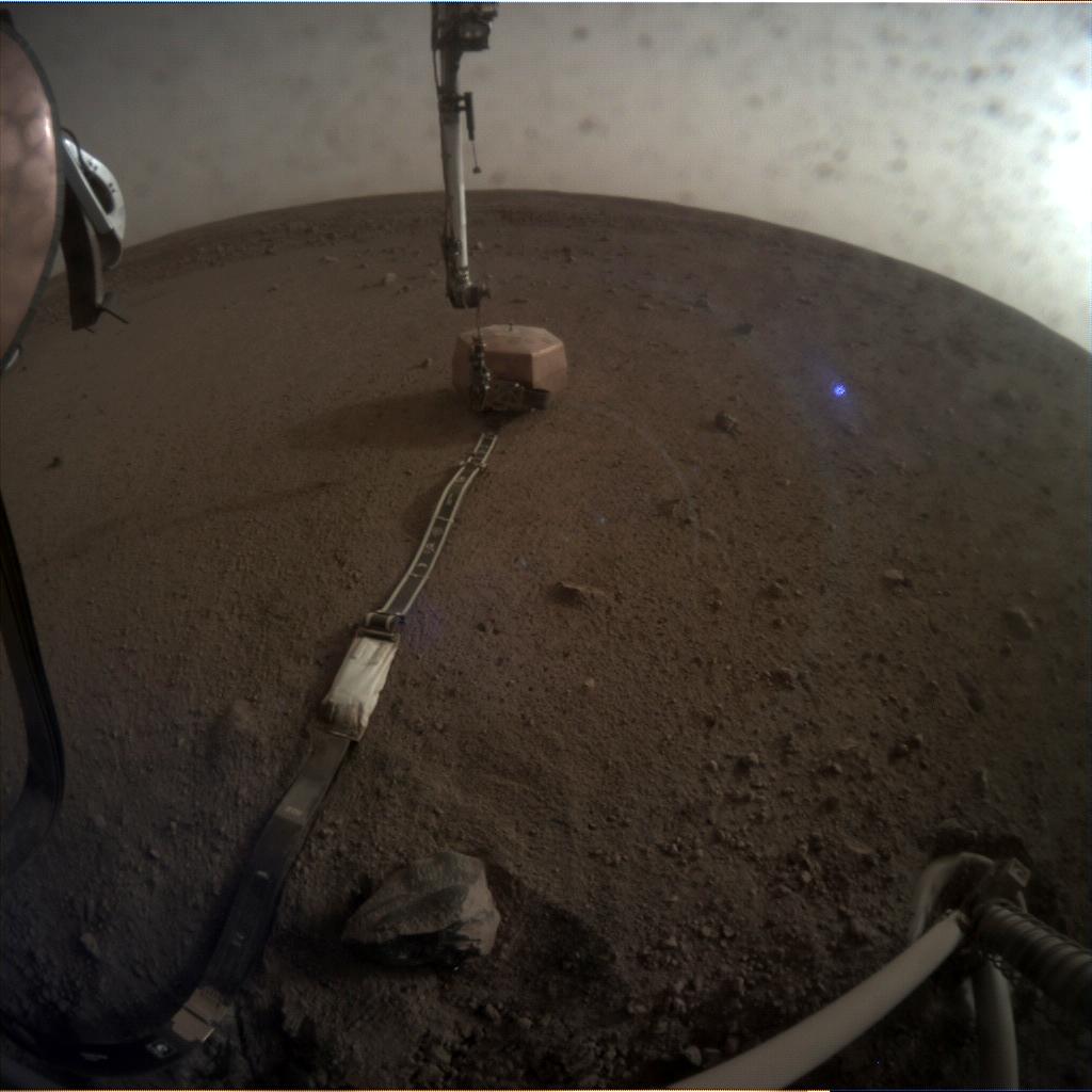 Nasa's Mars lander InSight acquired this image using its Instrument Context Camera on Sol 48