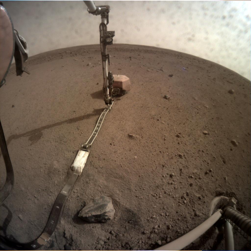 Nasa's Mars lander InSight acquired this image using its Instrument Context Camera on Sol 61