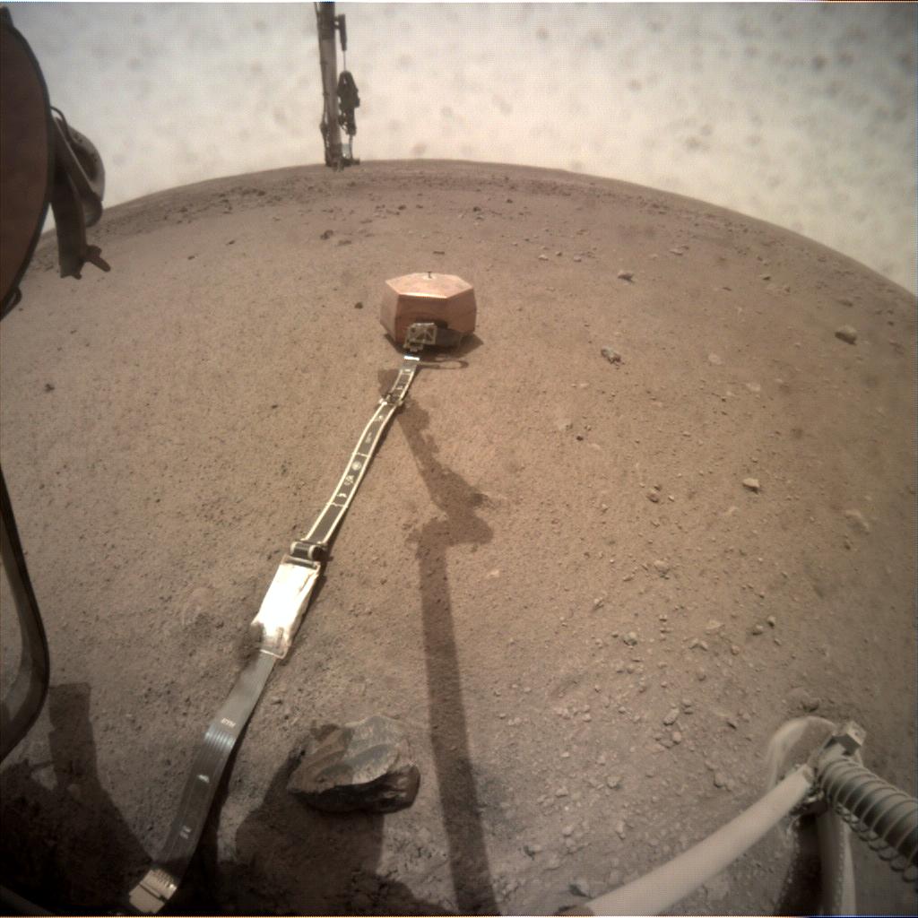 Nasa's Mars lander InSight acquired this image using its Instrument Context Camera on Sol 62
