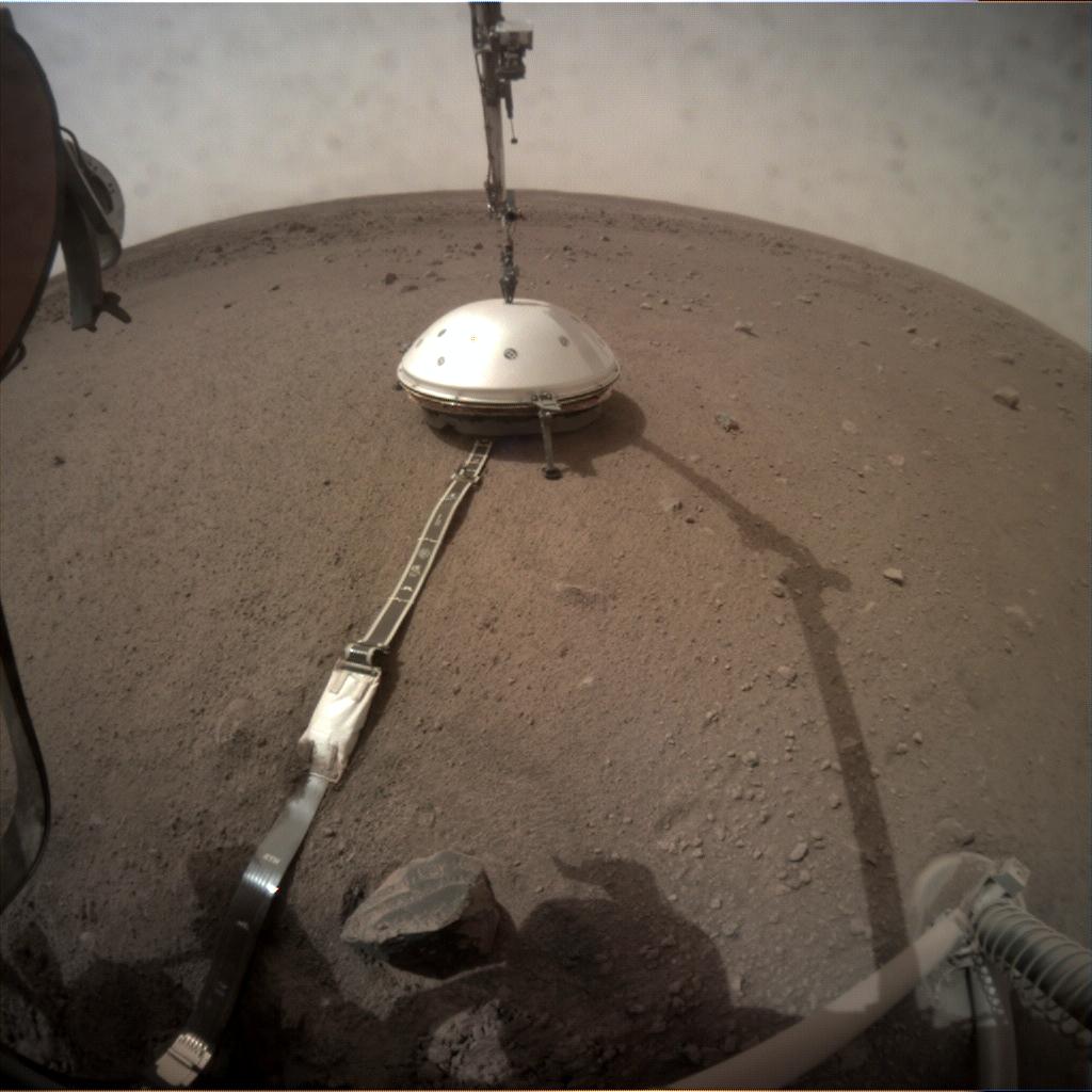 Nasa's Mars lander InSight acquired this image using its Instrument Context Camera on Sol 66