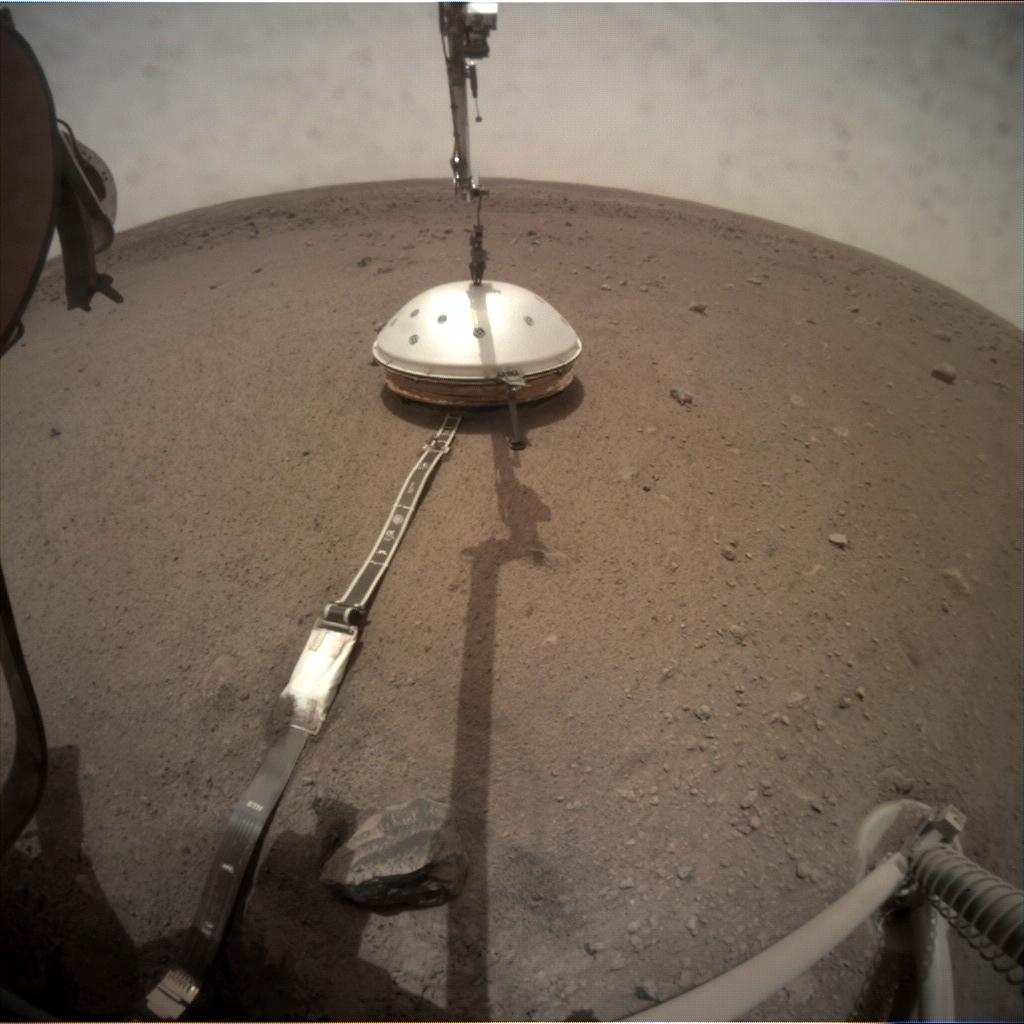 Nasa's Mars lander InSight acquired this image using its Instrument Context Camera on Sol 67