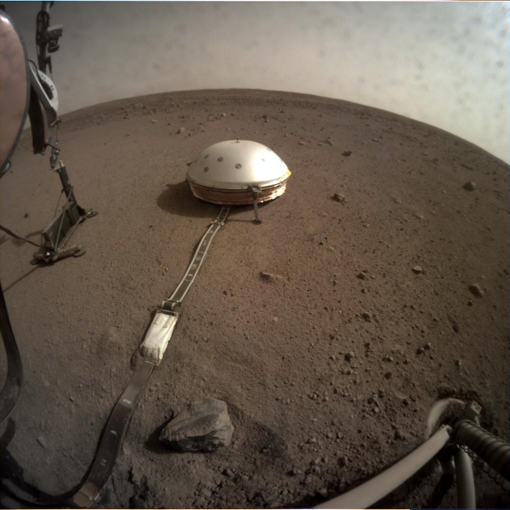 Nasa's Mars lander InSight acquired this image using its Instrument Context Camera on Sol 79