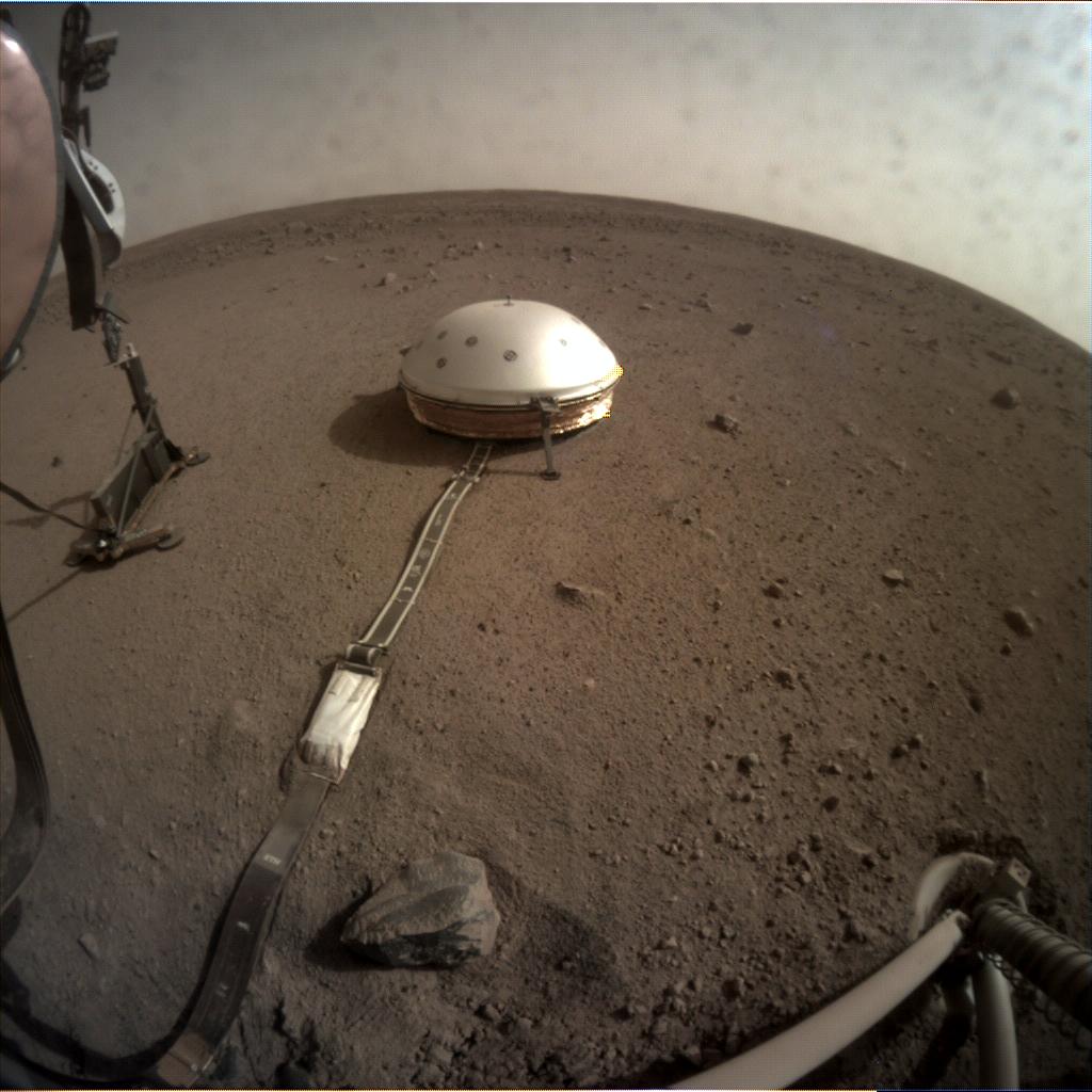 Nasa's Mars lander InSight acquired this image using its Instrument Context Camera on Sol 81