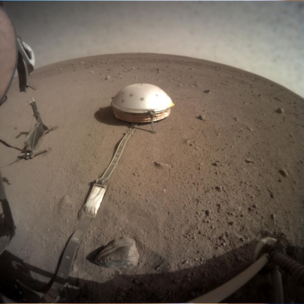 Nasa's Mars lander InSight acquired this image using its Instrument Context Camera on Sol 169
