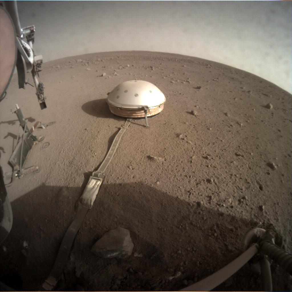 Nasa's Mars lander InSight acquired this image using its Instrument Context Camera on Sol 234