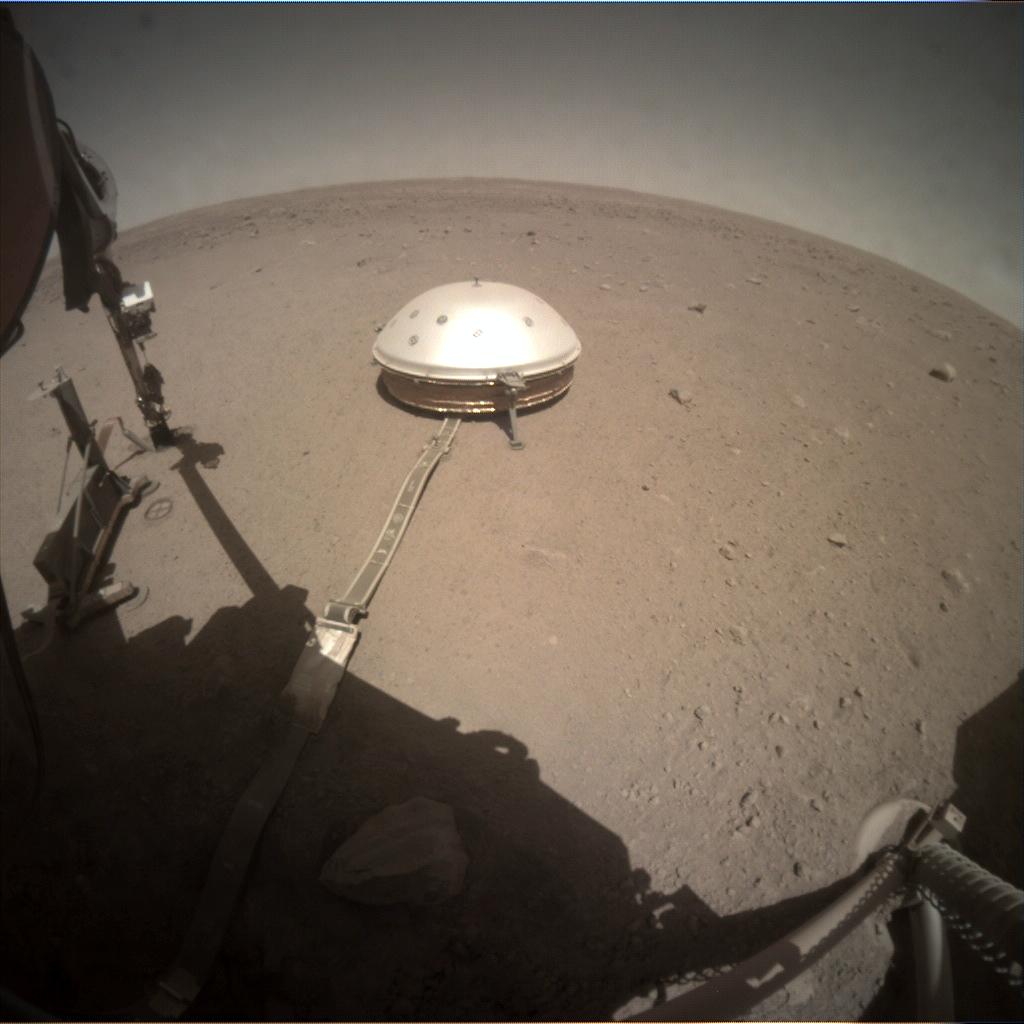 Nasa's Mars lander InSight acquired this image using its Instrument Context Camera on Sol 363