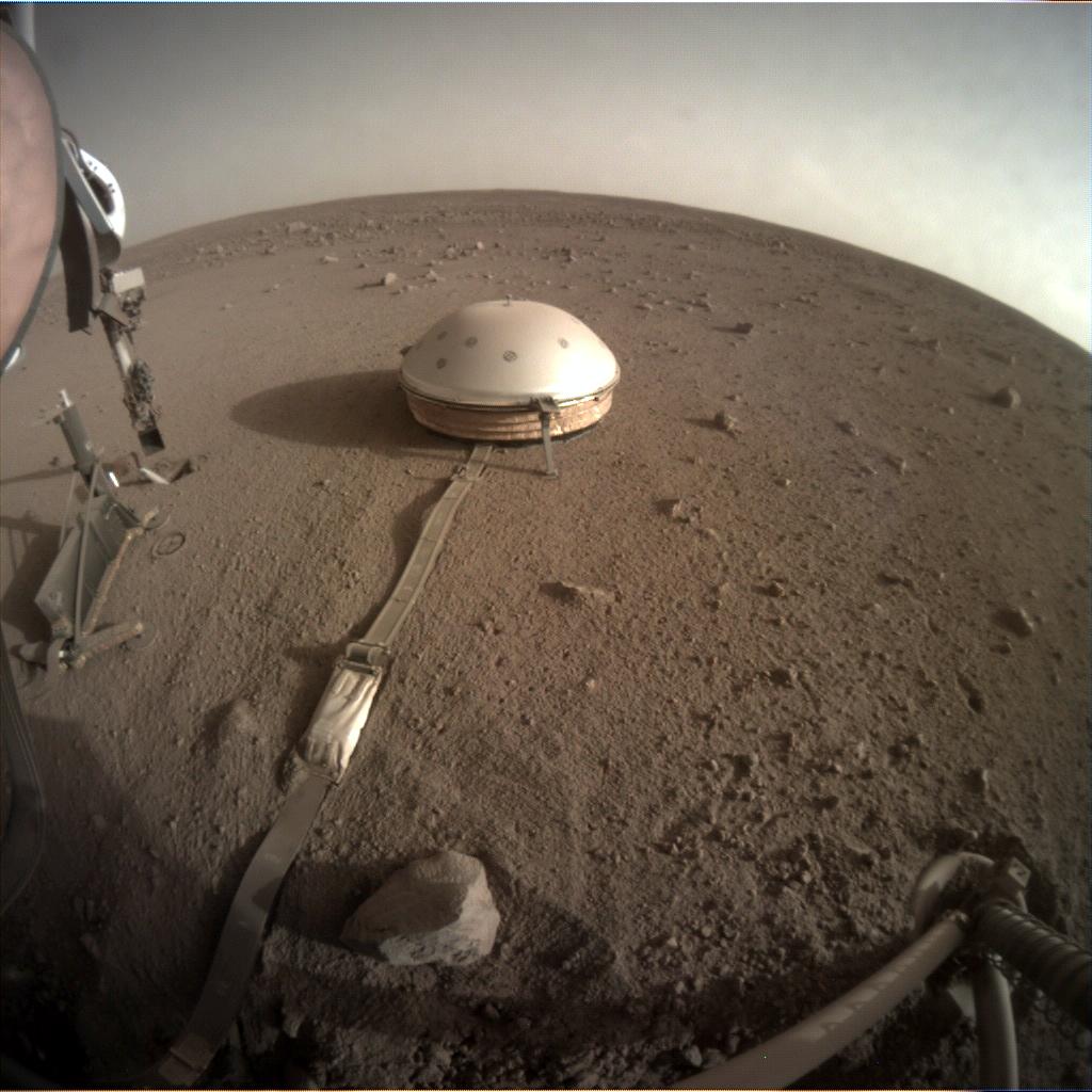 Nasa's Mars lander InSight acquired this image using its Instrument Context Camera on Sol 430