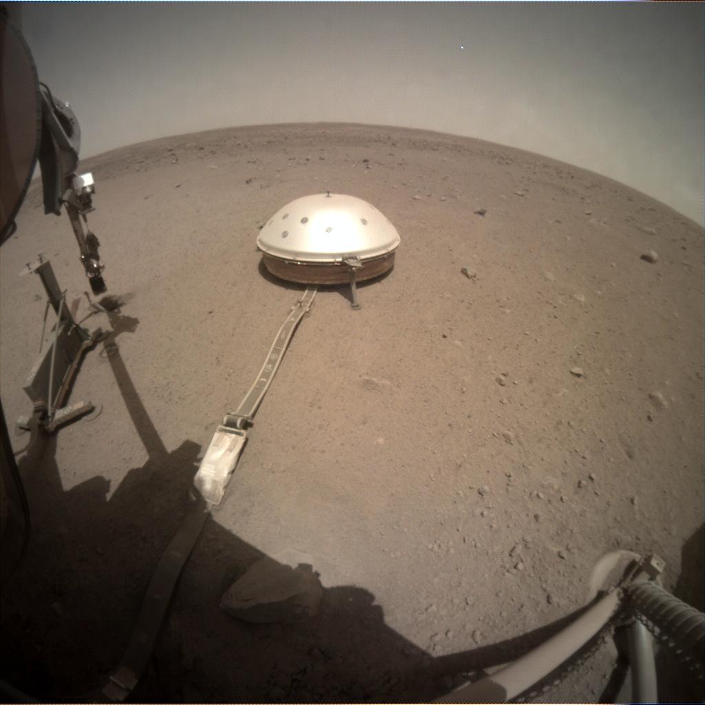 Nasa's Mars lander InSight acquired this image using its Instrument Context Camera on Sol 431