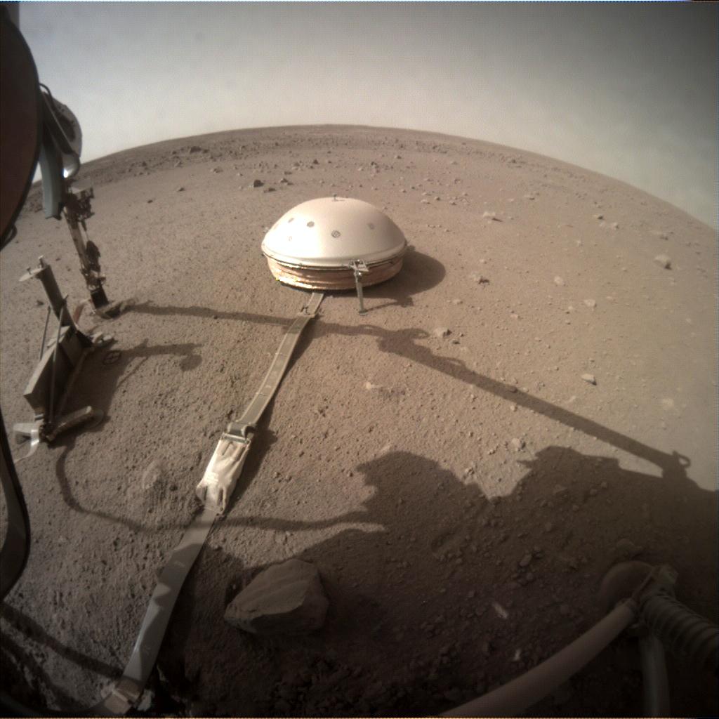 Nasa's Mars lander InSight acquired this image using its Instrument Context Camera on Sol 469