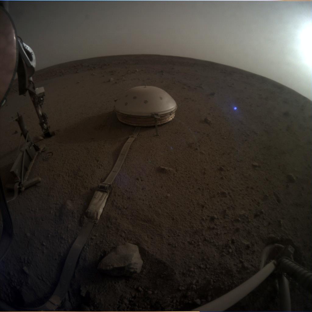 Nasa's Mars lander InSight acquired this image using its Instrument Context Camera on Sol 567