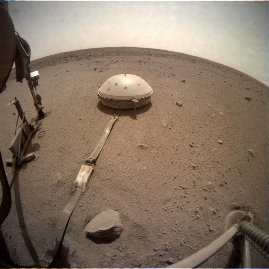 Nasa's Mars lander InSight acquired this image using its Instrument Context Camera on Sol 615