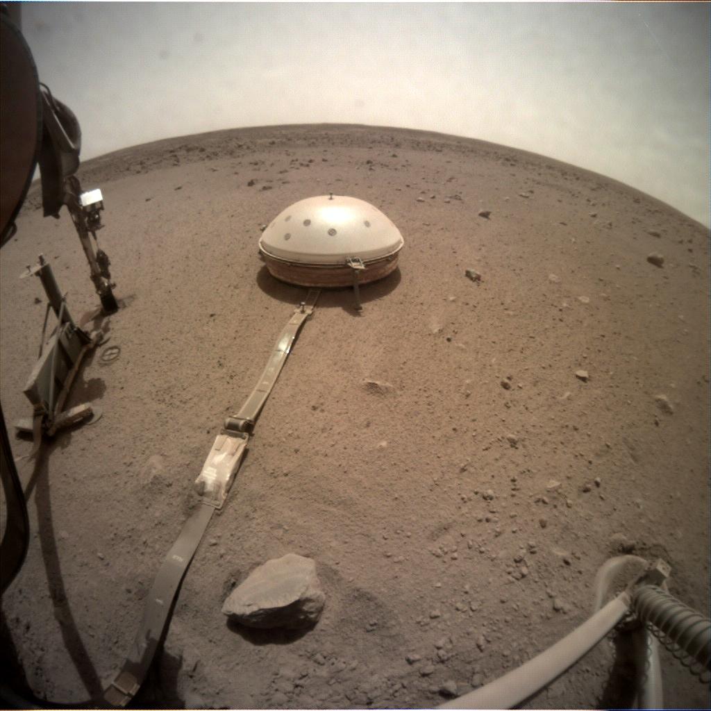 Nasa's Mars lander InSight acquired this image using its Instrument Context Camera on Sol 627
