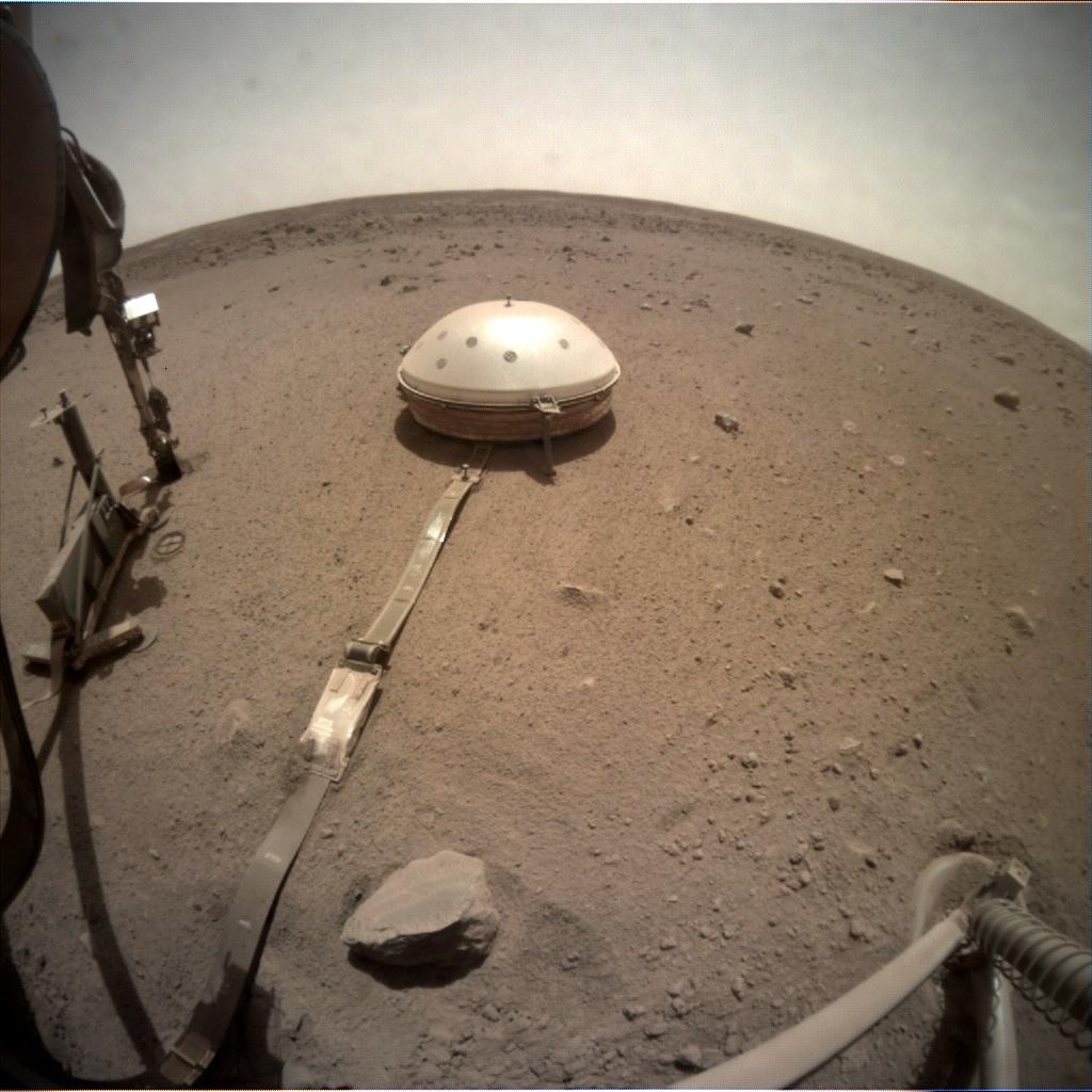Nasa's Mars lander InSight acquired this image using its Instrument Context Camera on Sol 658