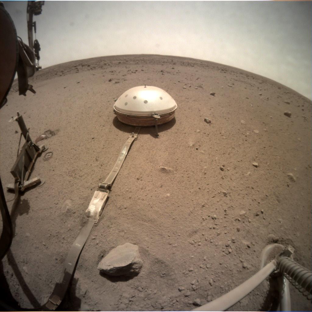 Nasa's Mars lander InSight acquired this image using its Instrument Context Camera on Sol 669