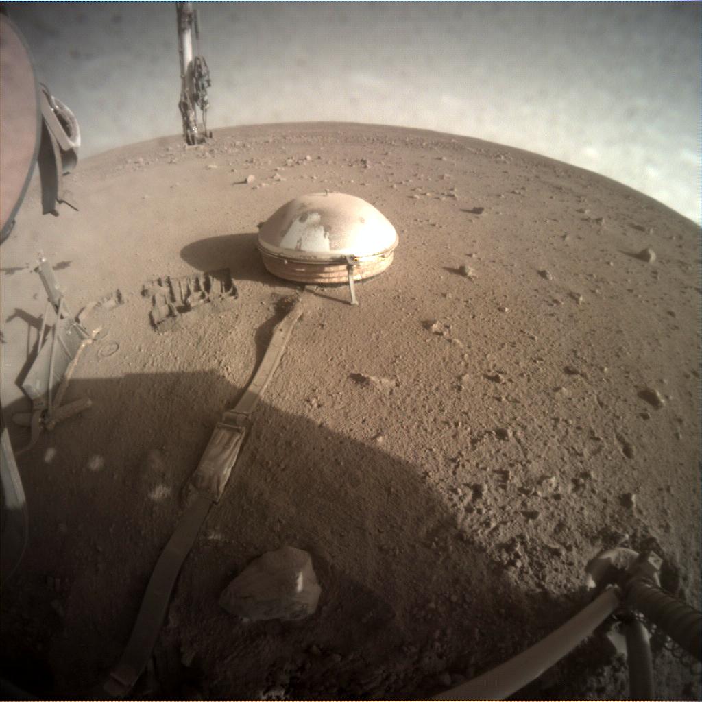 Nasa's Mars lander InSight acquired this image using its Instrument Context Camera on Sol 939