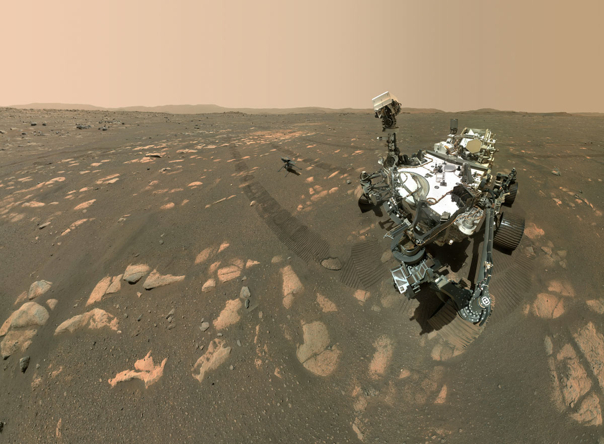 Perseverance&#39;s Selfie with Ingenuity – NASA&#39;s Mars Exploration Program