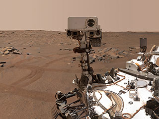 Image of the Perseverance rover
