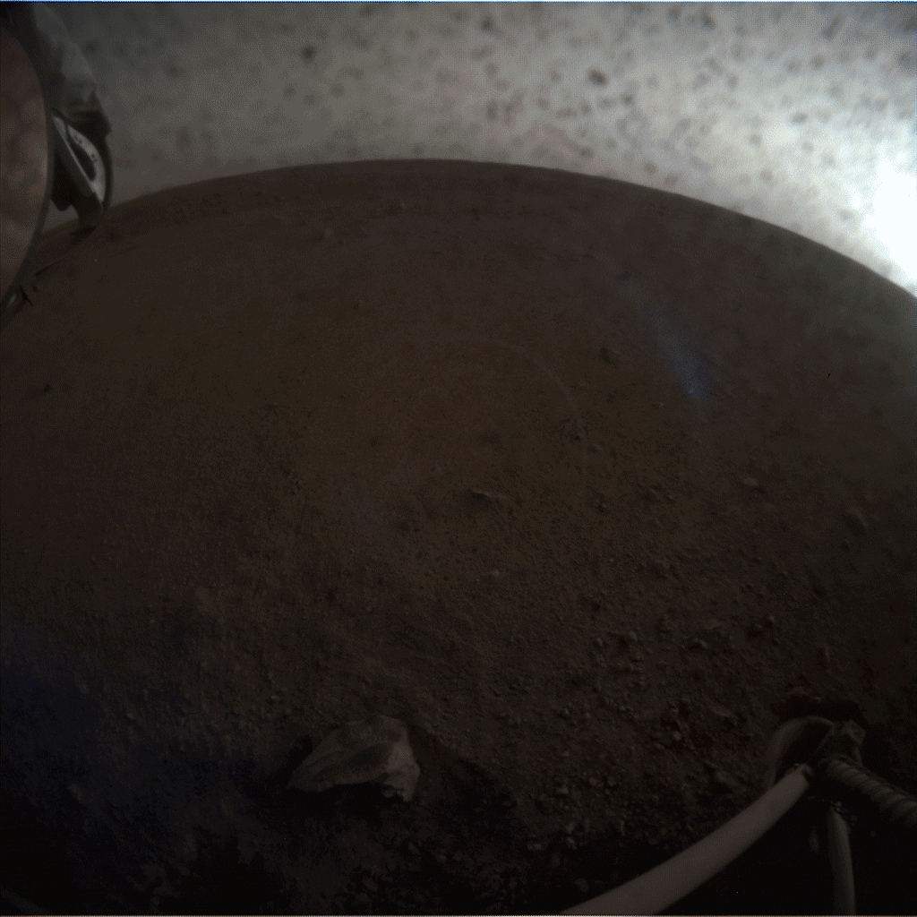 InSight Seismometer in Motion
