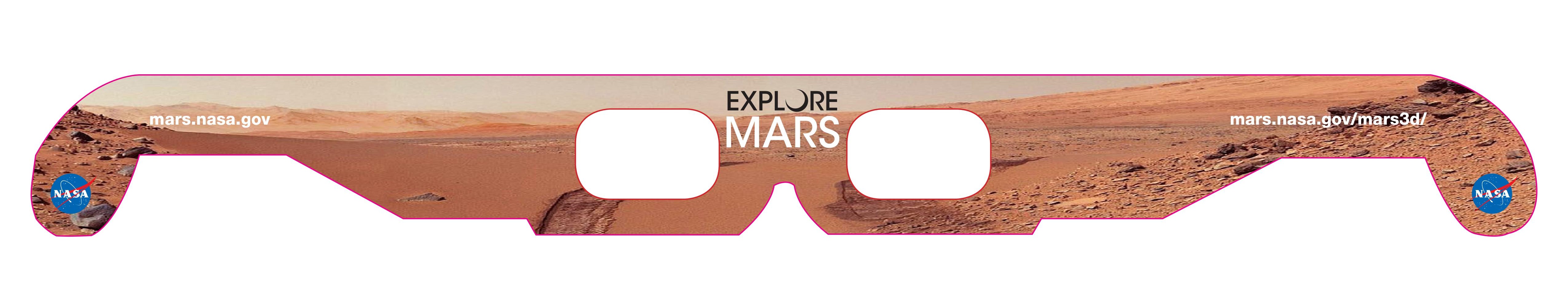 Mars 3D Glasses Template