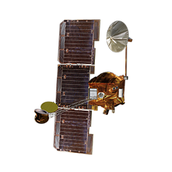Mars Odyssey orbiter cutout