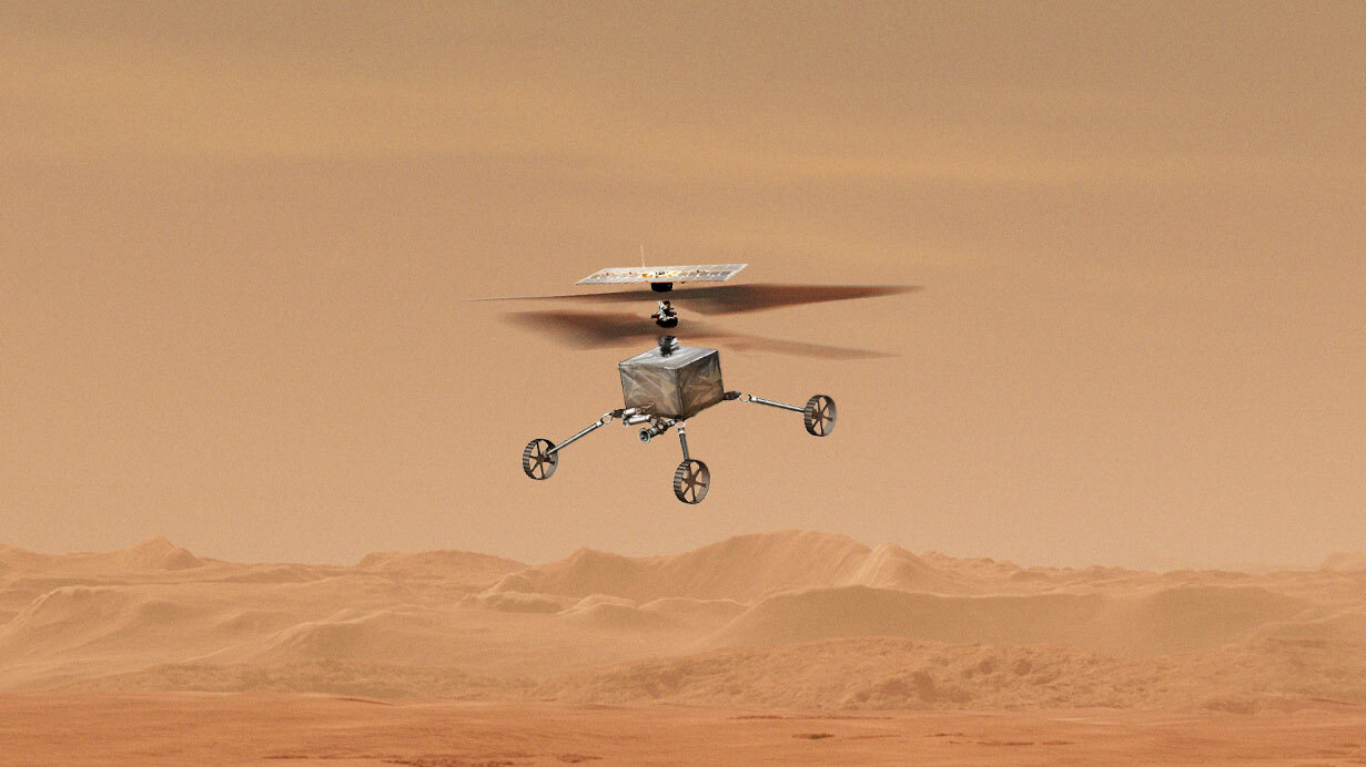 Ingenuity Mars Helicopter in Flight
