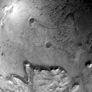 View image taken on Mars, Mars Perseverance Sol 0: Lander Vision System Camera