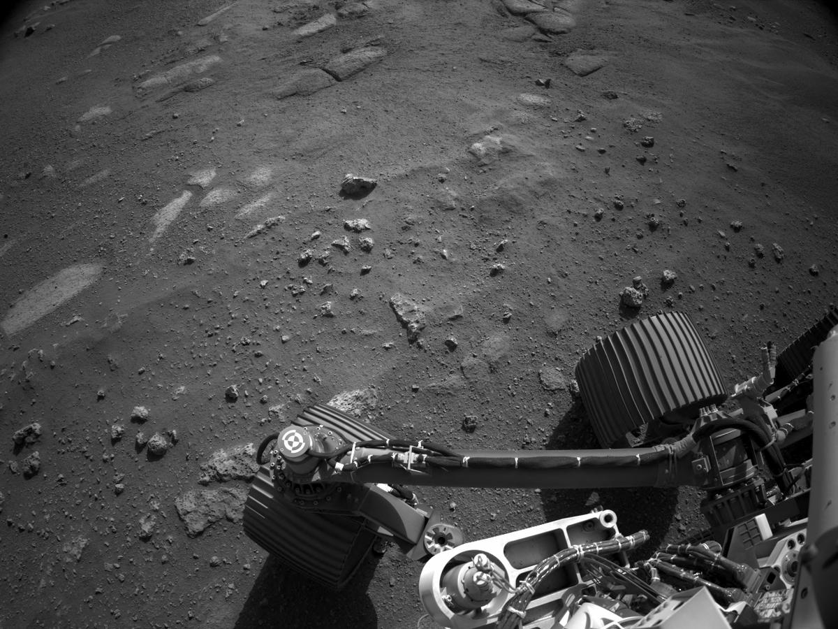 This image was taken by NAVCAM_LEFT onboard NASA's Mars rover Perseverance on Sol 2