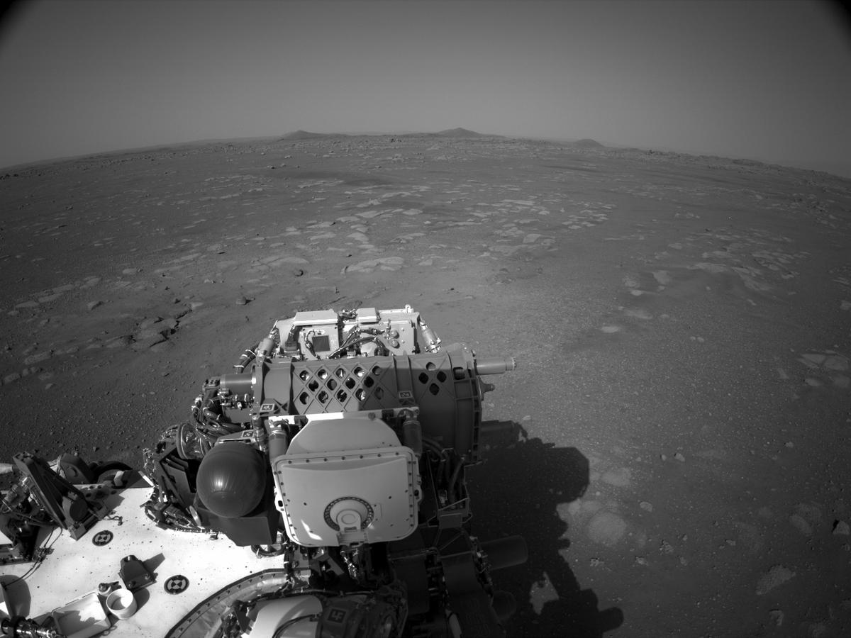 This image was taken by NAVCAM_RIGHT onboard NASA's Mars rover Perseverance on Sol 2