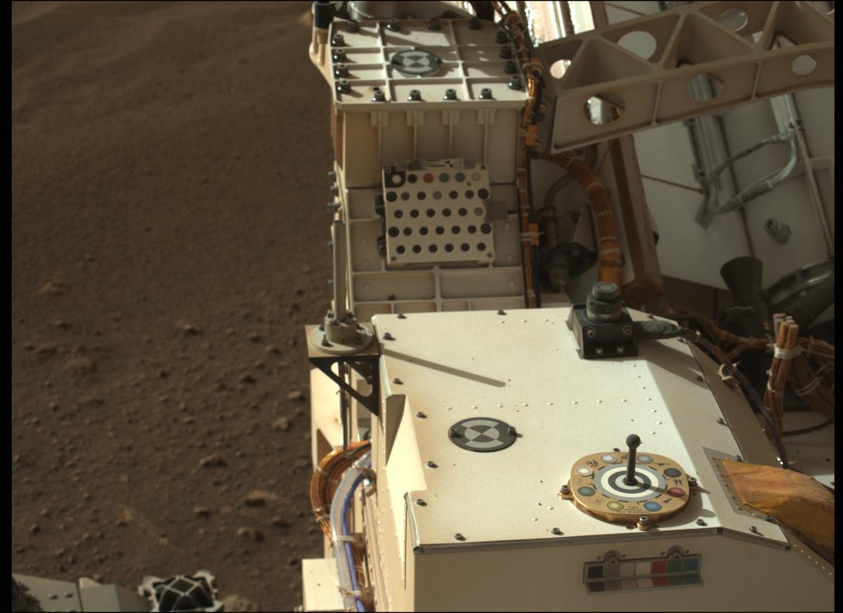 This image was taken by MCZ_LEFT onboard NASA's Mars rover Perseverance on Sol 2