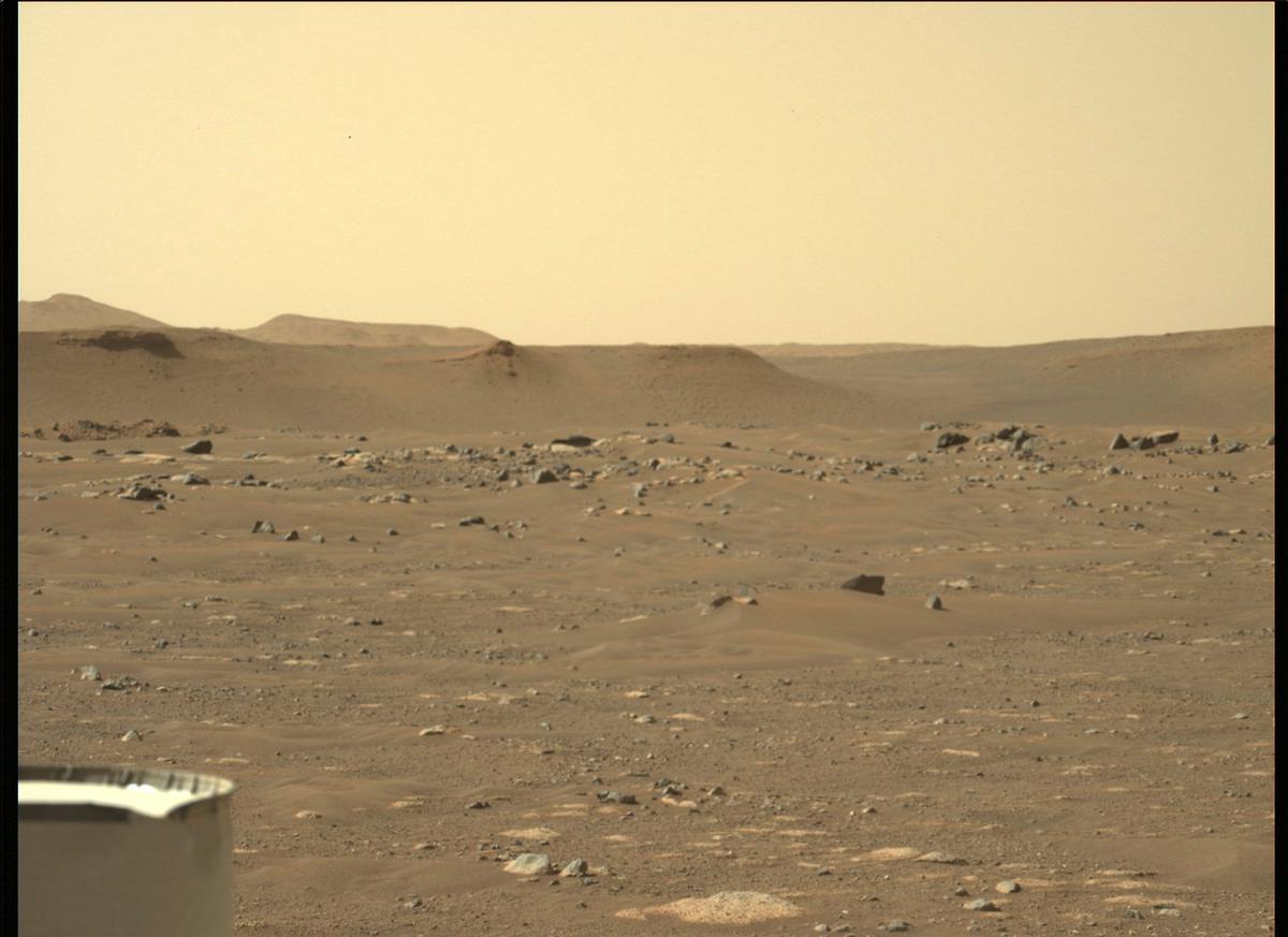 This image was taken by MCZ_LEFT onboard NASA's Mars rover Perseverance on Sol 3