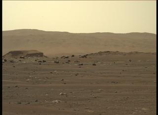 View image taken on Mars, Mars Perseverance Sol 3: Left Mastcam-Z Camera
