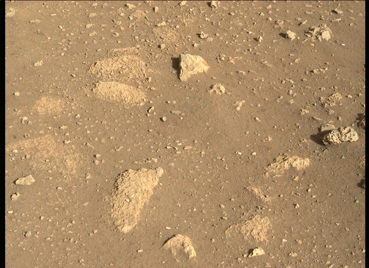 This image was taken by MCZ_LEFT onboard NASA's Mars rover Perseverance on Sol 3