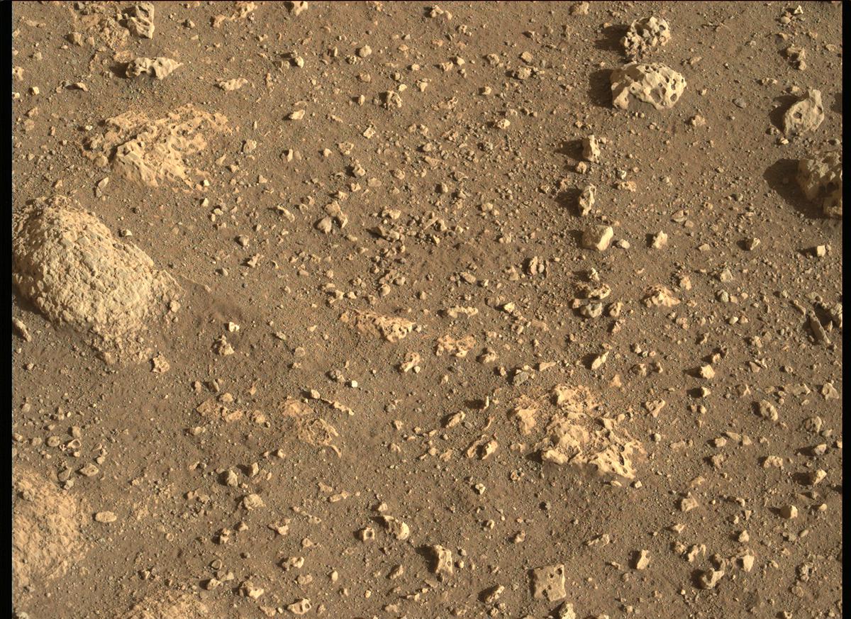 This image was taken by MCZ_LEFT onboard NASA's Mars rover Perseverance on Sol 3