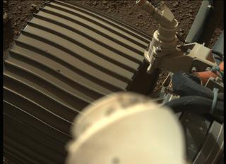 View image taken on Mars, Mars Perseverance Sol 3: Left Mastcam-Z Camera