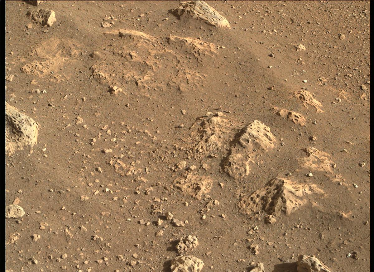 This image was taken by MCZ_RIGHT onboard NASA's Mars rover Perseverance on Sol 3