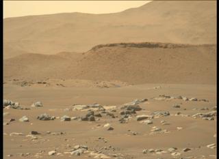 View image taken on Mars, Mars Perseverance Sol 4: Left Mastcam-Z Camera