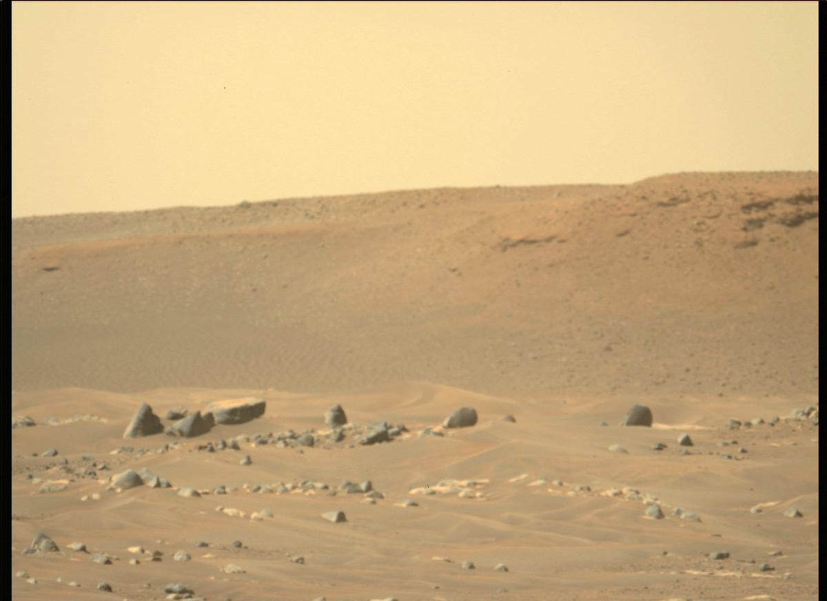 This image was taken by MCZ_LEFT onboard NASA's Mars rover Perseverance on Sol 4