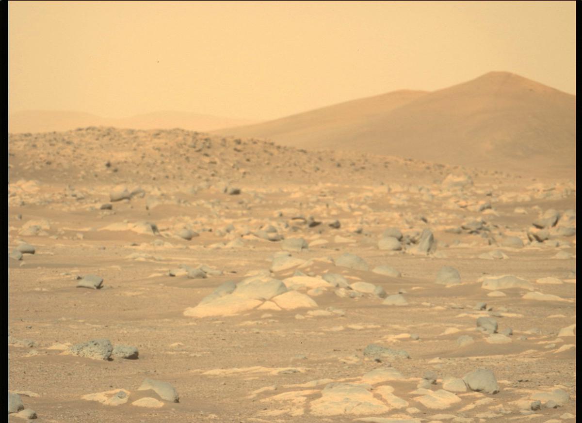 This image was taken by MCZ_LEFT onboard NASA's Mars rover Perseverance on Sol 4