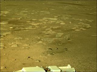 View image taken on Mars, Mars Perseverance Sol 9: Left Navigation Camera (Navcam)