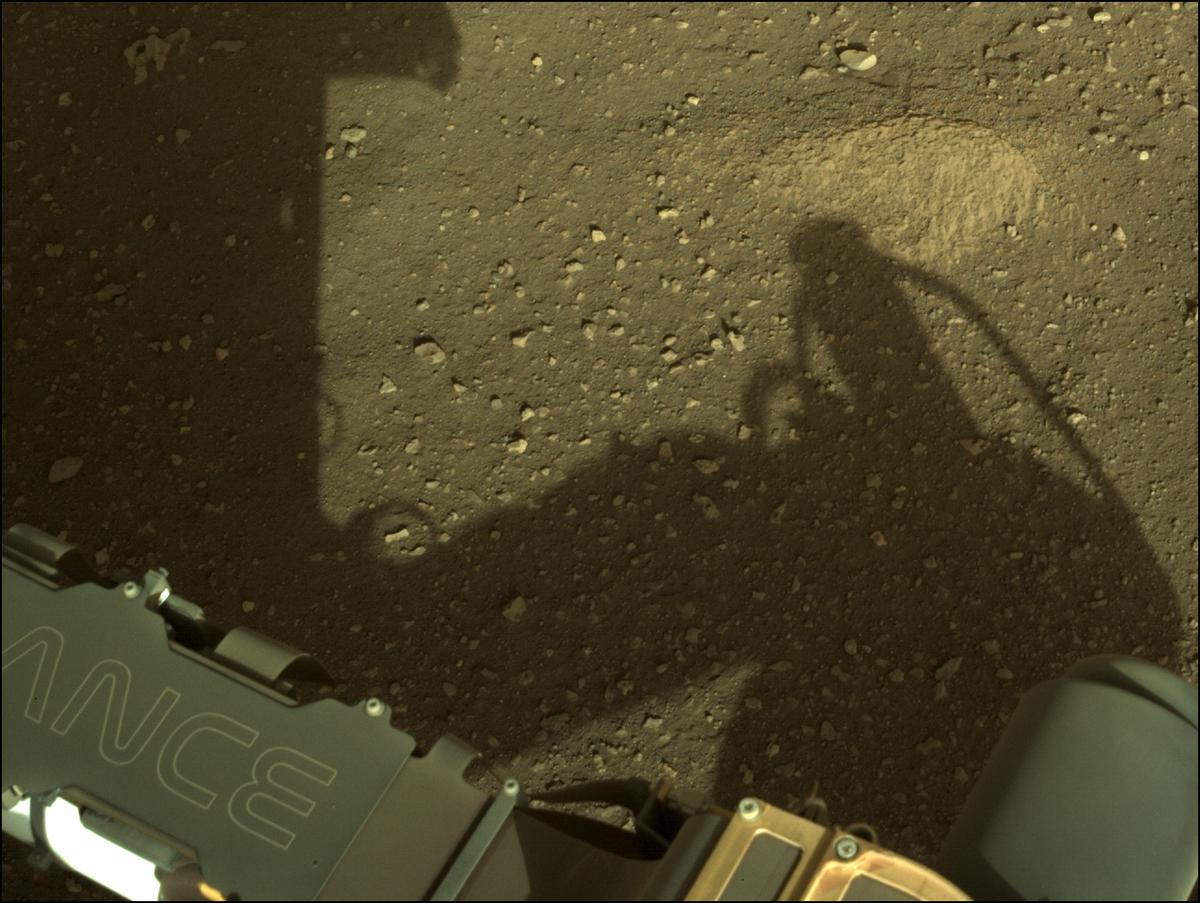 This image was taken by NAVCAM_RIGHT onboard NASA's Mars rover Perseverance on Sol 9