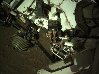 View image taken on Mars, Mars Perseverance Sol 10: Left Navigation Camera (Navcam)