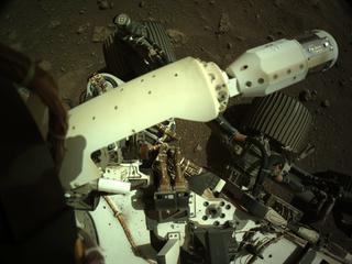 View image taken on Mars, Mars Perseverance Sol 10: Right Navigation Camera (Navcam)