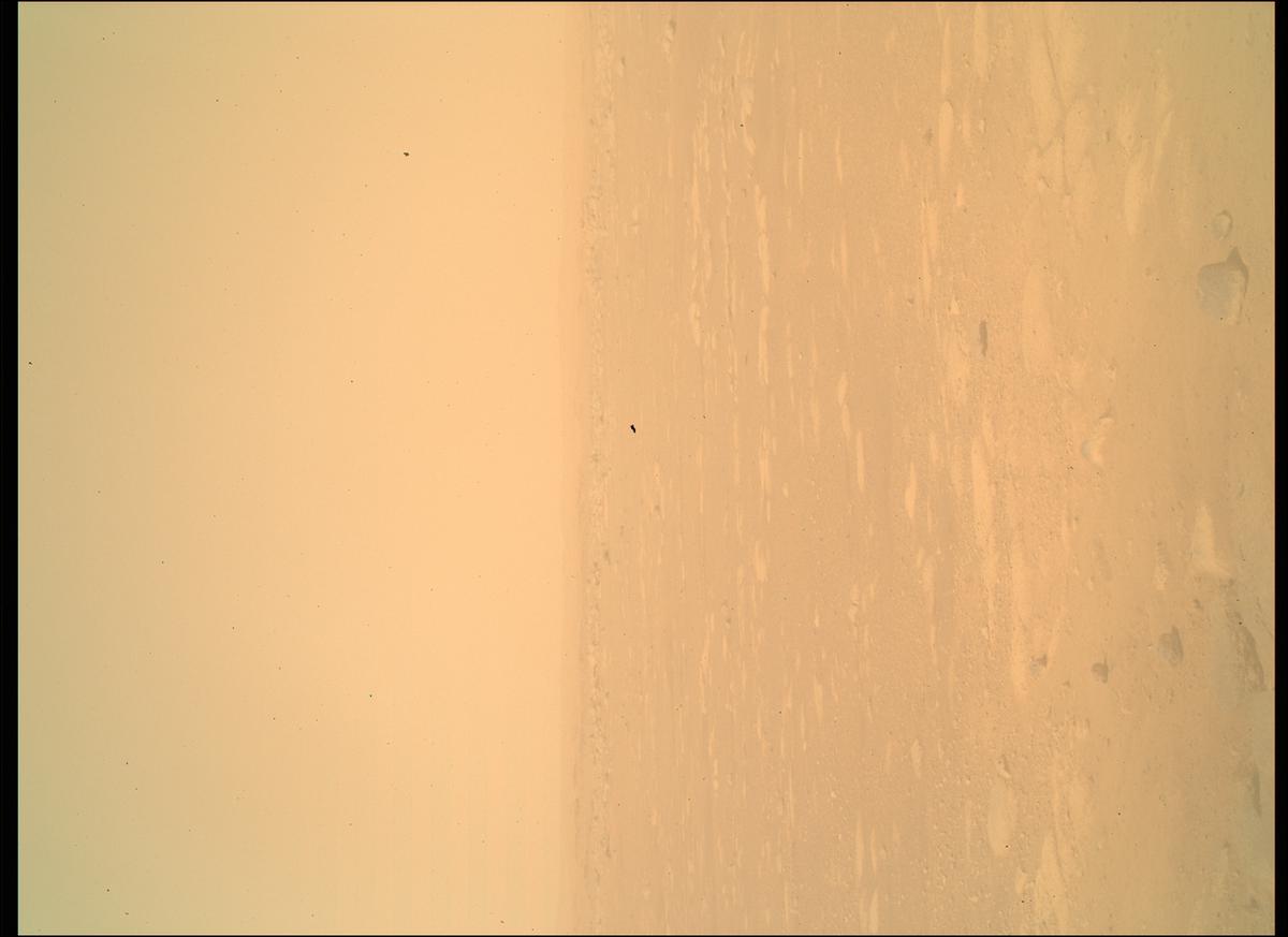 This image was taken by SHERLOC_WATSON onboard NASA's Mars rover Perseverance on Sol 11