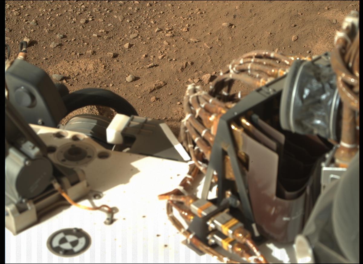 This image was taken by MCZ_RIGHT onboard NASA's Mars rover Perseverance on Sol 11