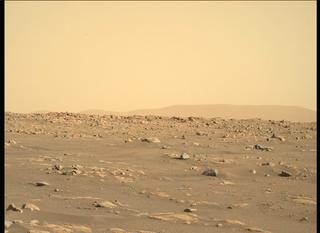 View image taken on Mars, Mars Perseverance Sol 11: Left Mastcam-Z Camera