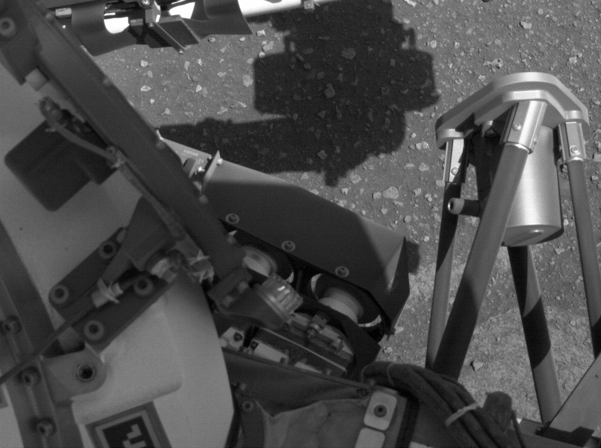 This image was taken by NAVCAM_LEFT onboard NASA's Mars rover Perseverance on Sol 12