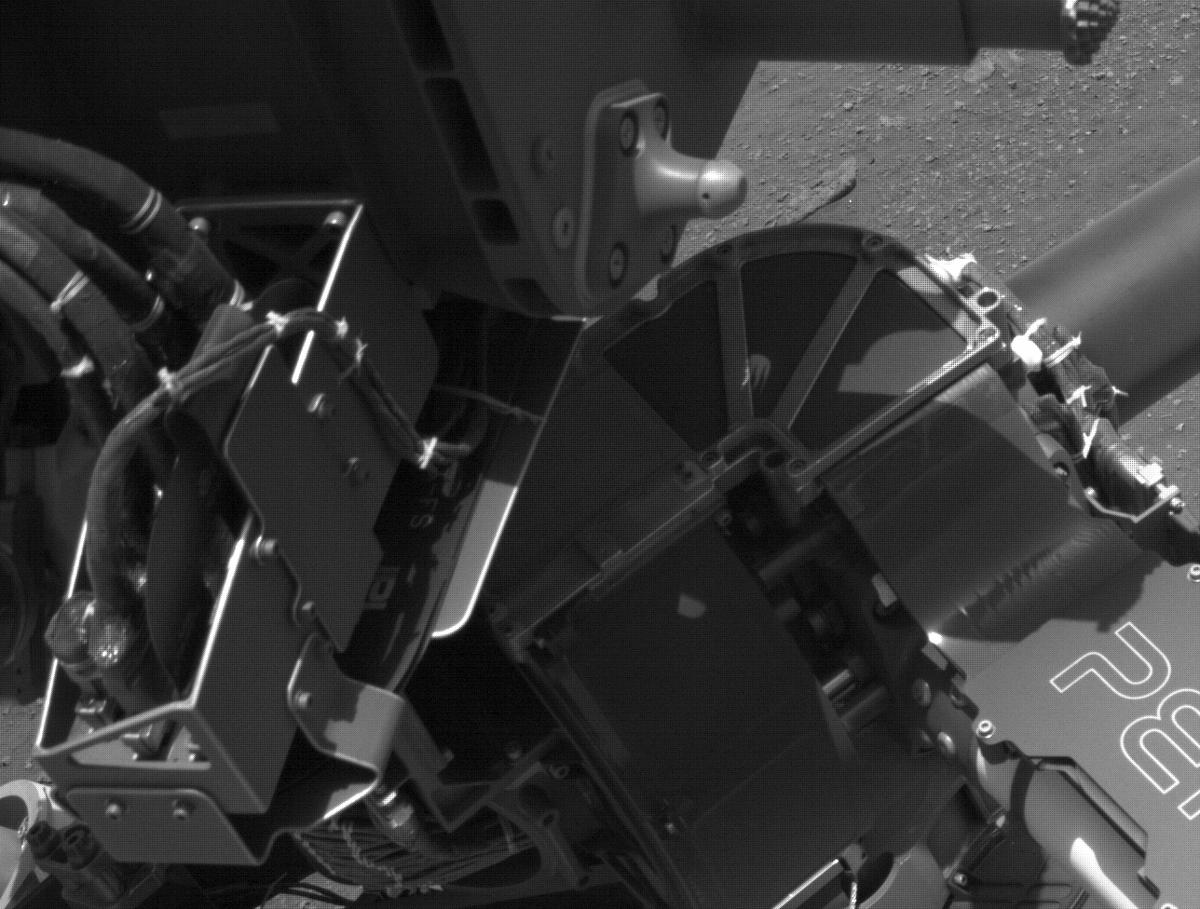 This image was taken by NAVCAM_RIGHT onboard NASA's Mars rover Perseverance on Sol 12