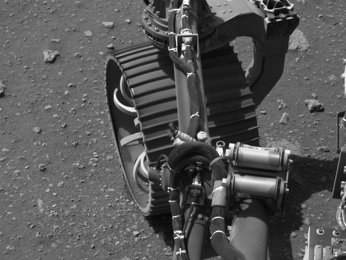 This image was taken by NAVCAM_LEFT onboard NASA's Mars rover Perseverance on Sol 13