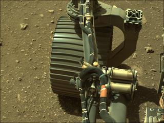 View image taken on Mars, Mars Perseverance Sol 13: Left Navigation Camera (Navcam)